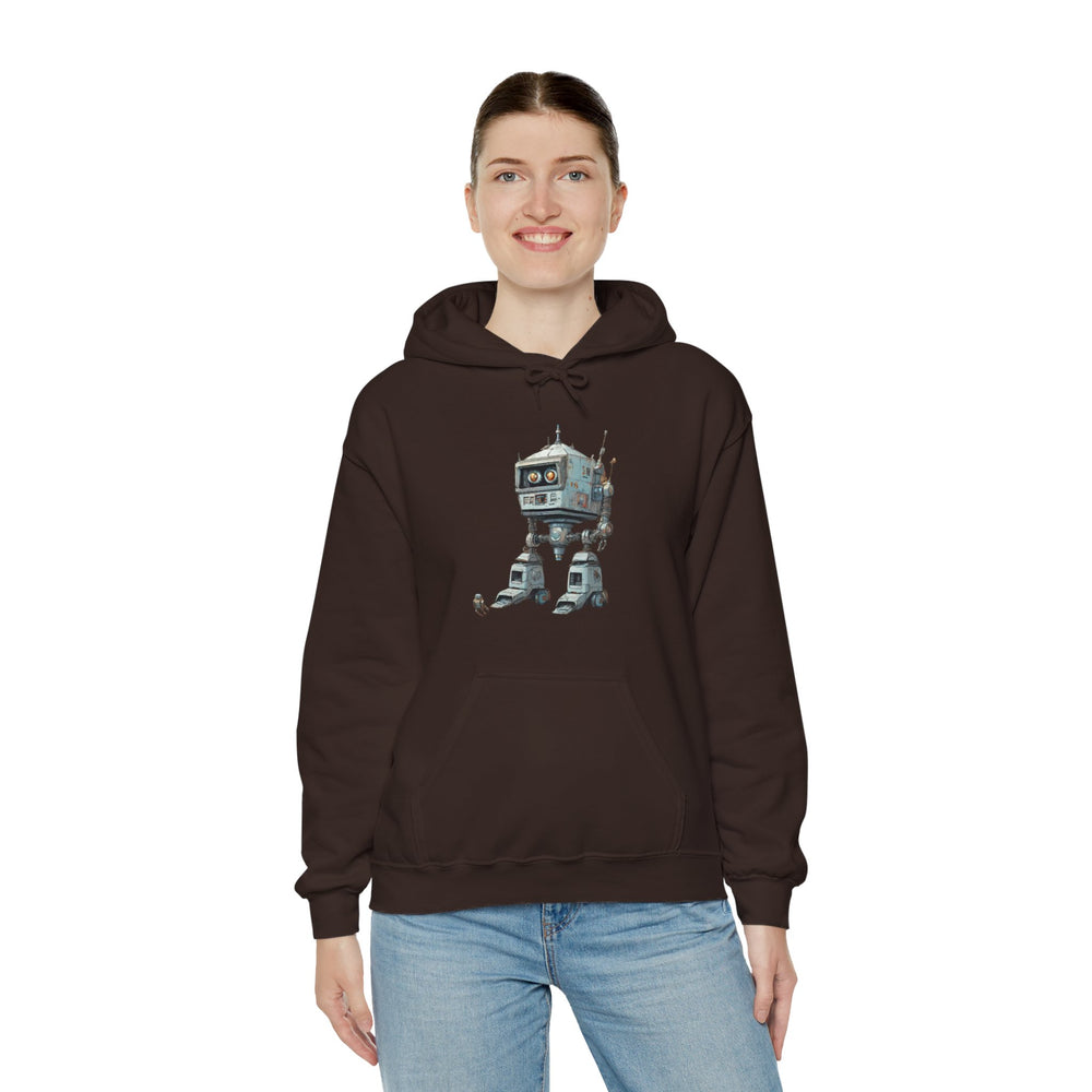 Get Out Of My Way Little Robot Spaceart Sci-Fi Hoodie