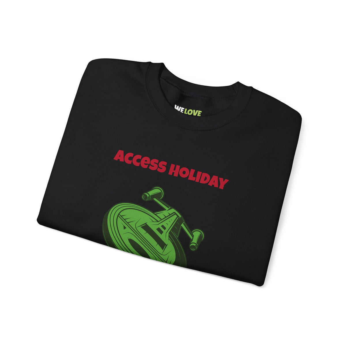 Access Holiday Protocols Funny SciFi Christmas Crewneck Sweatshirt-welovescifi.net