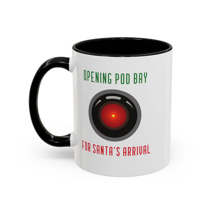 Opening Pod Bay Funny HAL9000 Christmas Accent Mug-welovescifi.net