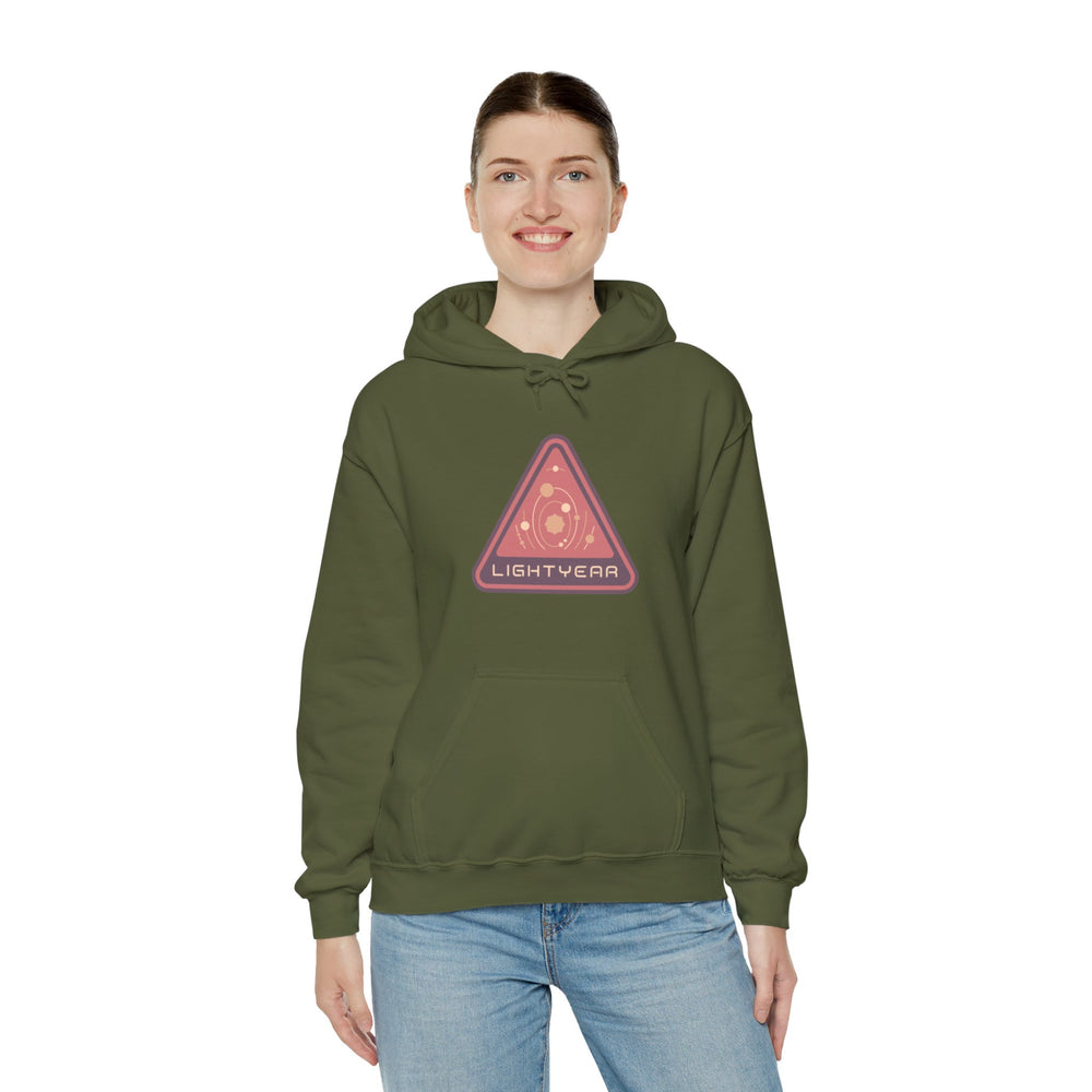 hoodie-Lightyear Sign Retro Sci-Fi Hoodie-welovescifi.net