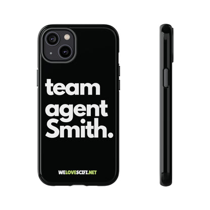 Team Agent Smith Supervillain Tough iPhone Mobile Cases