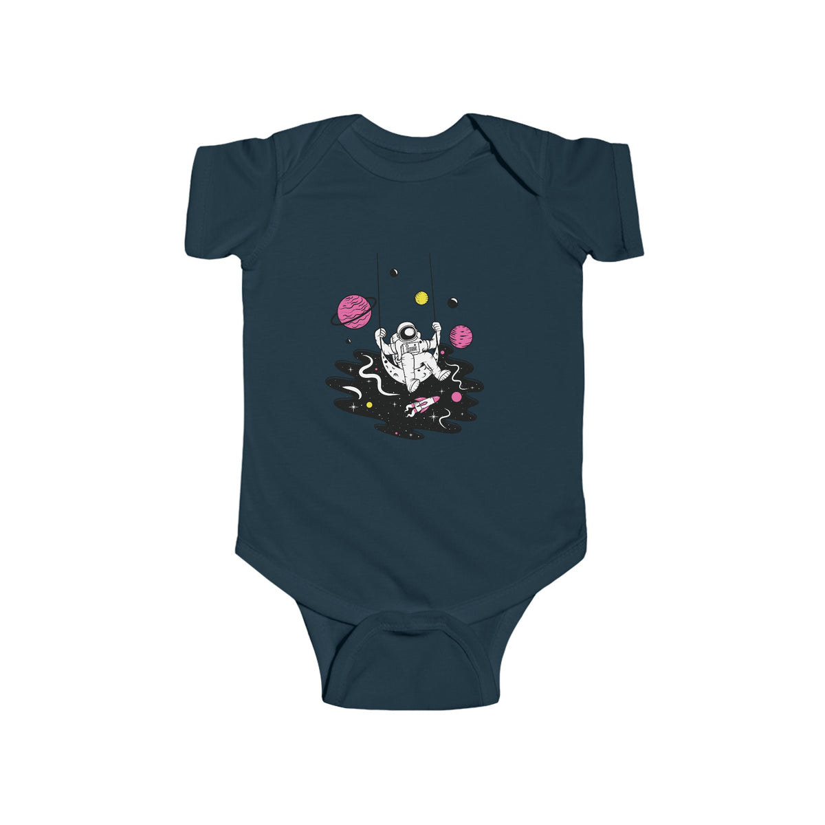 Happy Astronaut Bodysuit SciFi Apparel for Space Enthusiast