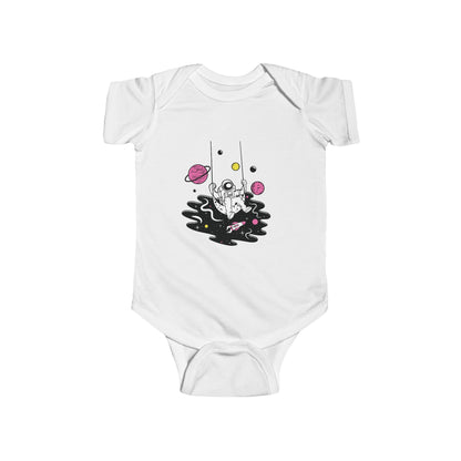 Happy Astronaut Bodysuit SciFi Apparel for Space Enthusiast