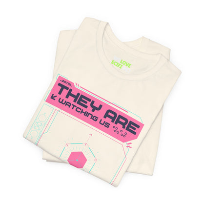 They Are Watching Us UFO Sci-Fi T-Shirt-welovescifi.net