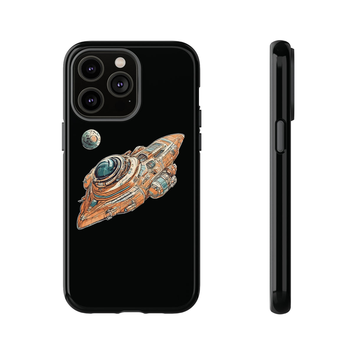 Durable Spaceship-76 Tough iPhone Cases