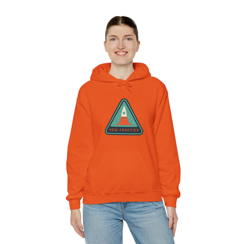 New Frontier Sign Retro Sci-Fi Hoodie | Retro Sci-Fi Hoodie