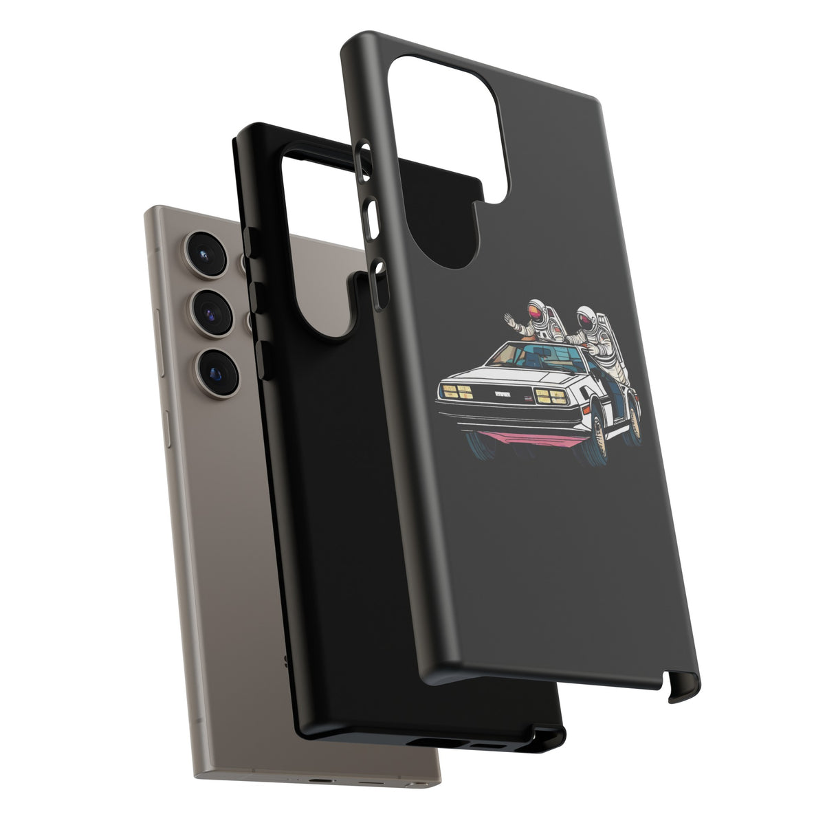 Delorean Party Astronauts Tough Samsung Galaxy Mobile Cases