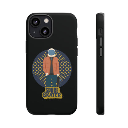 Space Skater Astronaut Sci-Fi Tough iPhone Mobile Cases