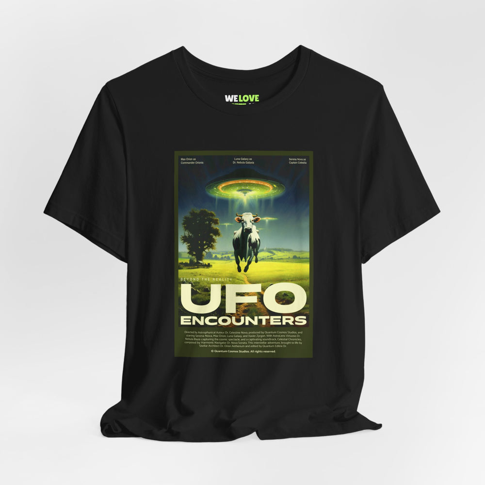 UFO Encounters Retro Sci-Fi T-Shirt-welovescifi.net