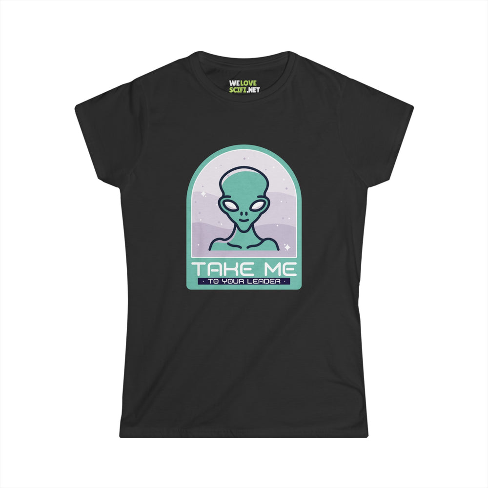 funny alien tee-Funny Alien Woman's Tee