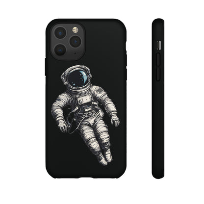 Floating Astronaut SpaceArt Sci-Fi Tough iPhone Mobile Cases