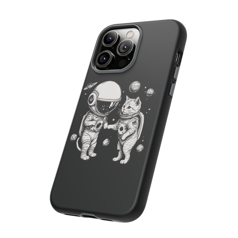 Space Kitties iPhone Cases Astronaut Cat Tough Mobile Cover