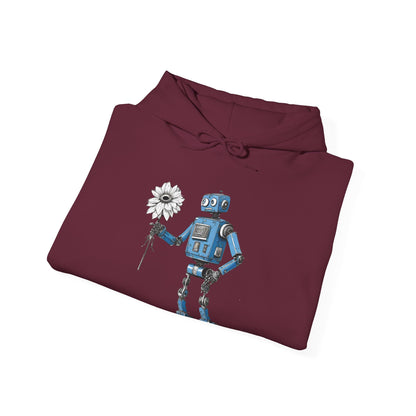 Robot Space Art Hoodie | Maybe Baby Sci-Fi Hoodie