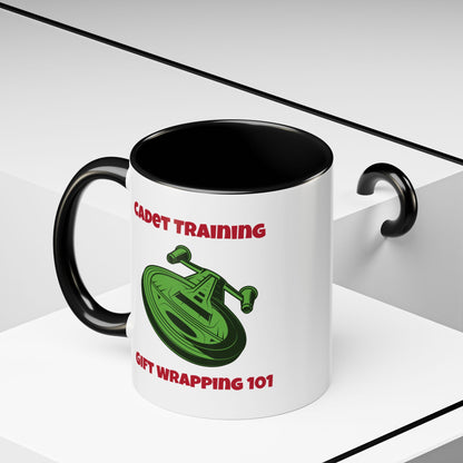 Cadet Training SciFi Funny Christmas Accent Mug-welovescifi.net