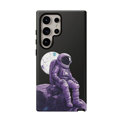 Art Samsung Galaxy Mobile Cases Still Waiting Astronaut