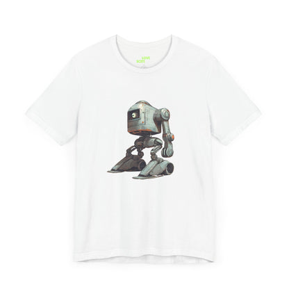 Robot Space Art T-Shirt - Ready To Go Sci-Fi Desig