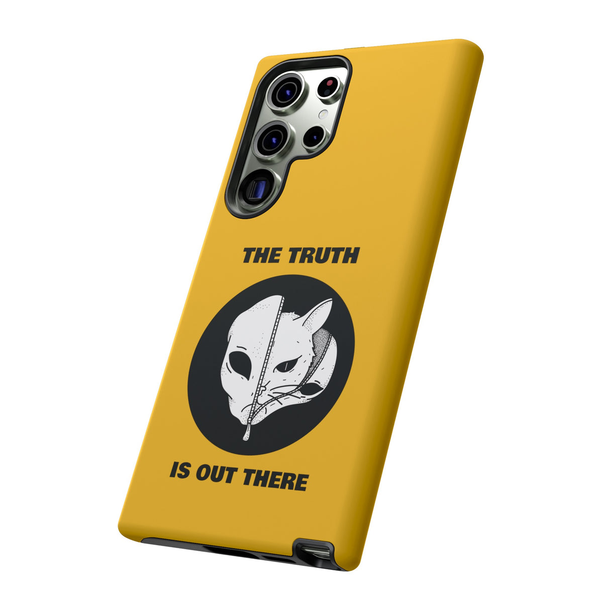 The Truth Is Outthere Funny Cat UFO Tough Samsung Galaxy Mobile Cases-welovescifi.net