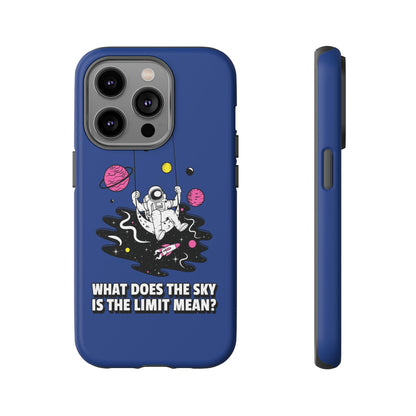 Astronaut iPhone Case Sky Is the Limit Sci-Fi Mobile Cover