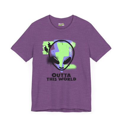 Outta This World UFO Sci-Fi T-Shirt - Unique Alien Apparel