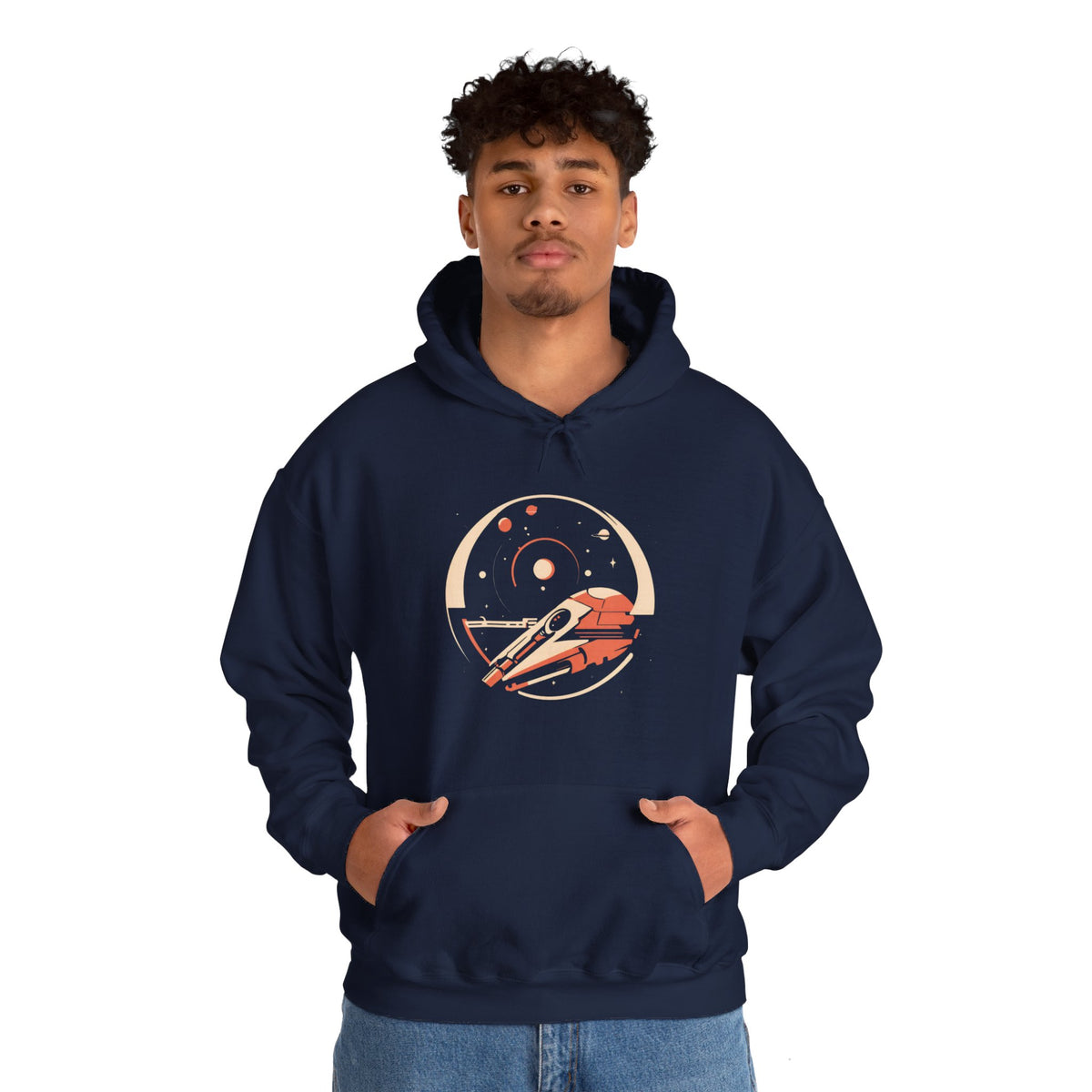 Hoodie - Space Station No.97 Space Art Sci-Fi Hoodie