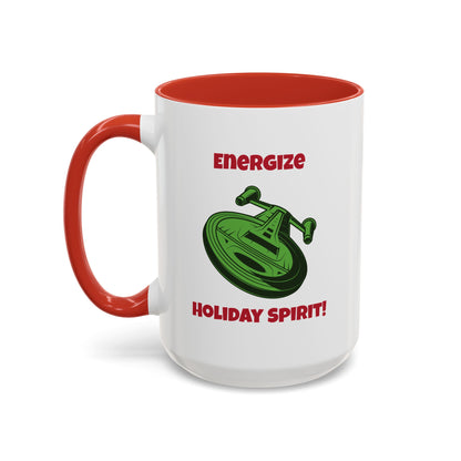 Energize Holiday Funny SciFi Christmas Accent Mug-welovescifi.net