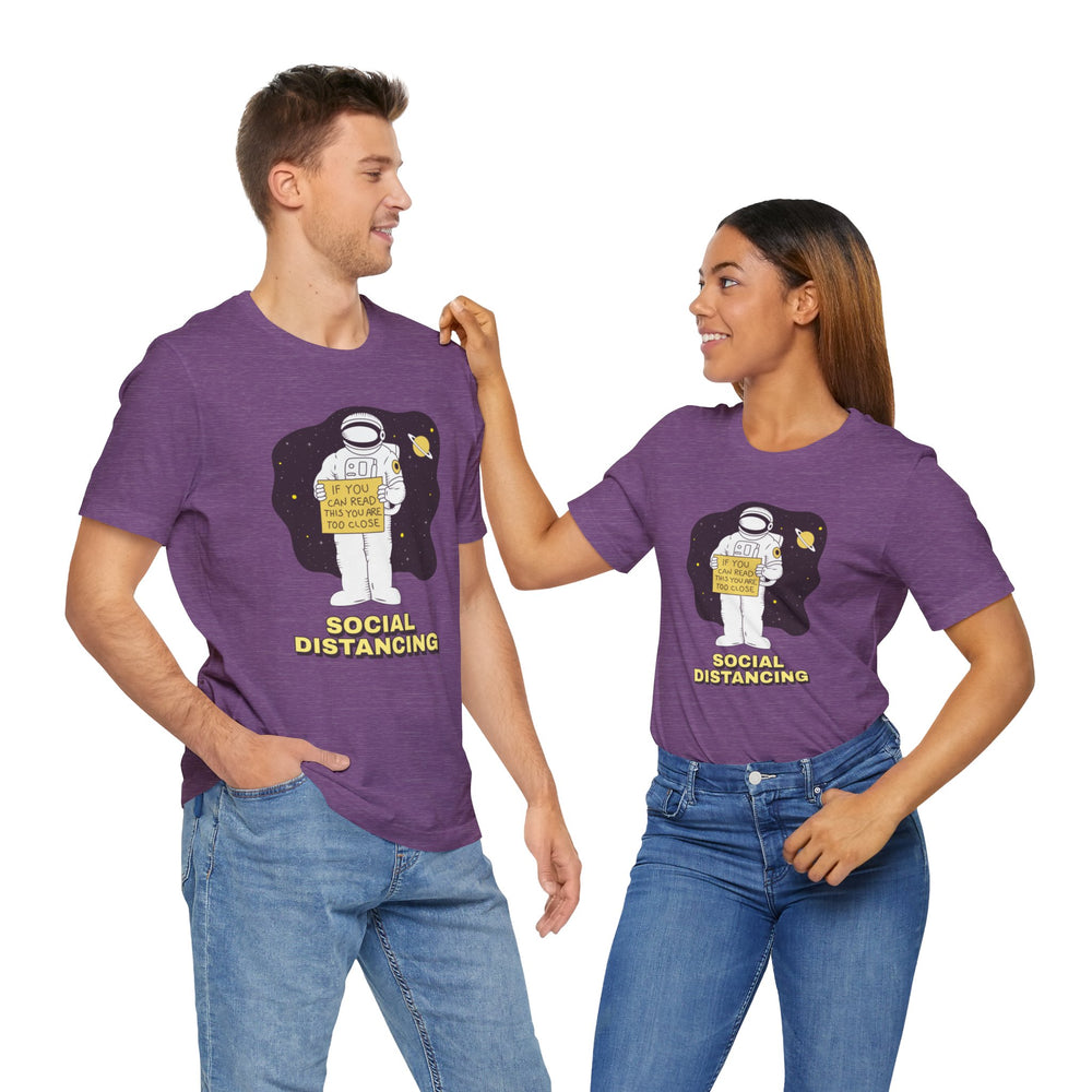 Social Distancing Astronaut Shirt | Funny Sci-Fi T-Shirt