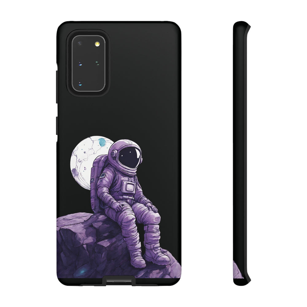 Art Samsung Galaxy Mobile Cases Still Waiting Astronaut