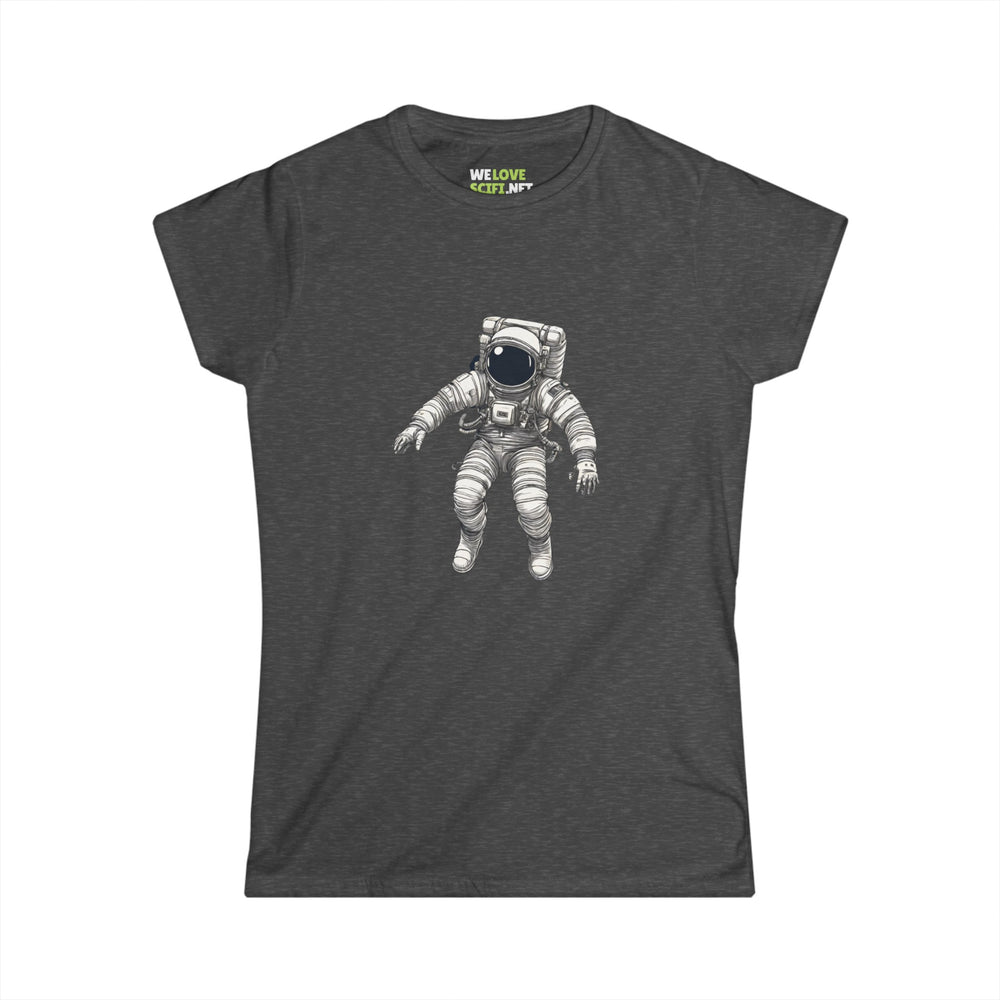 Galaxies with 'In Between Galaxies' Astronaut Women's Tee