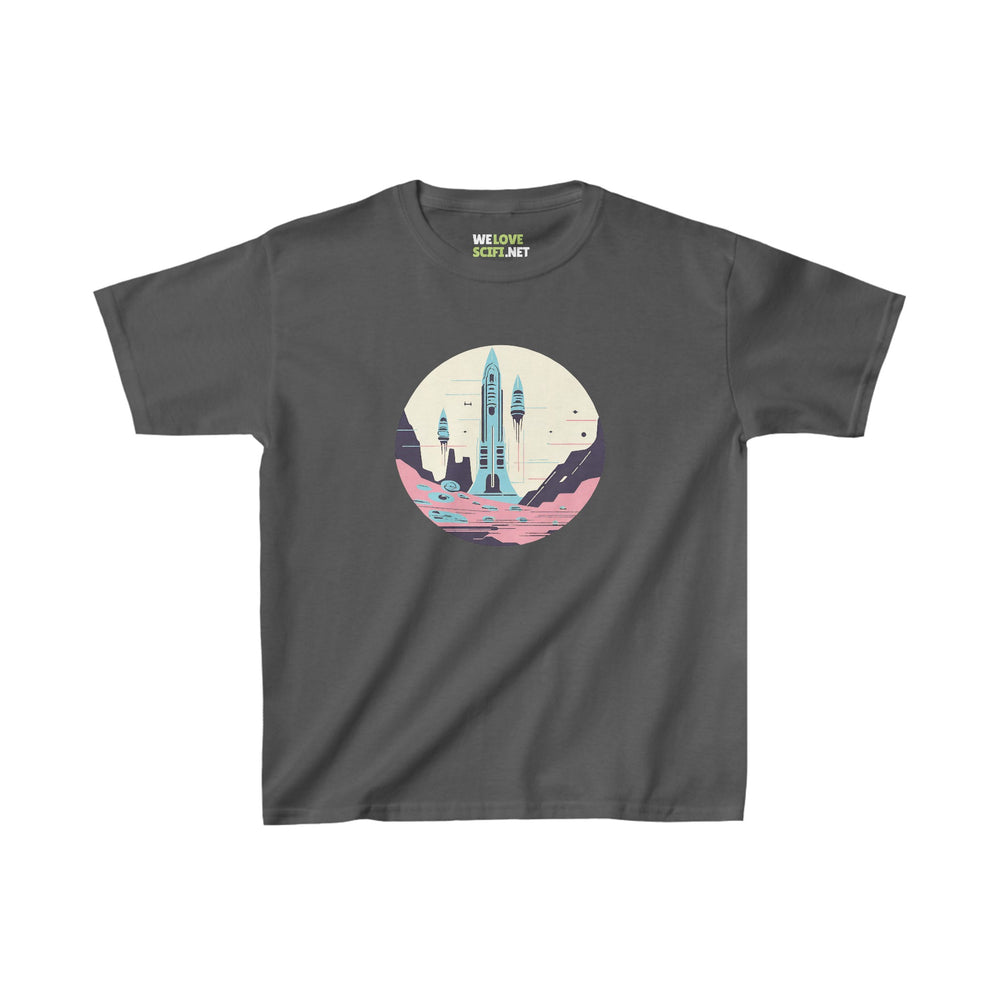 Space Art Tee for Kids | Astronaut Heavy Cotton T-Shirt