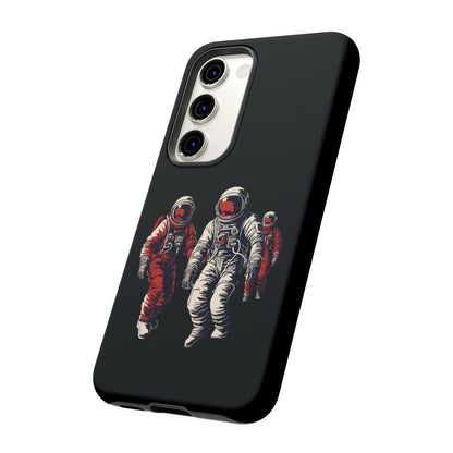 Astronauts In Red SpaceArt Tough Samsung Galaxy Mobile Cases