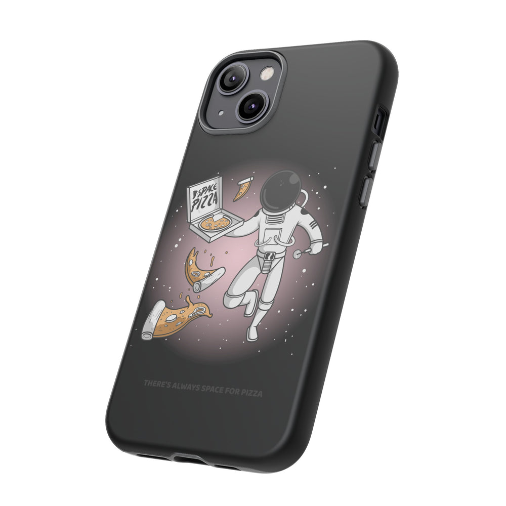 Space Pizza Case | Funny Astronaut Sci-Fi iPhone Cover