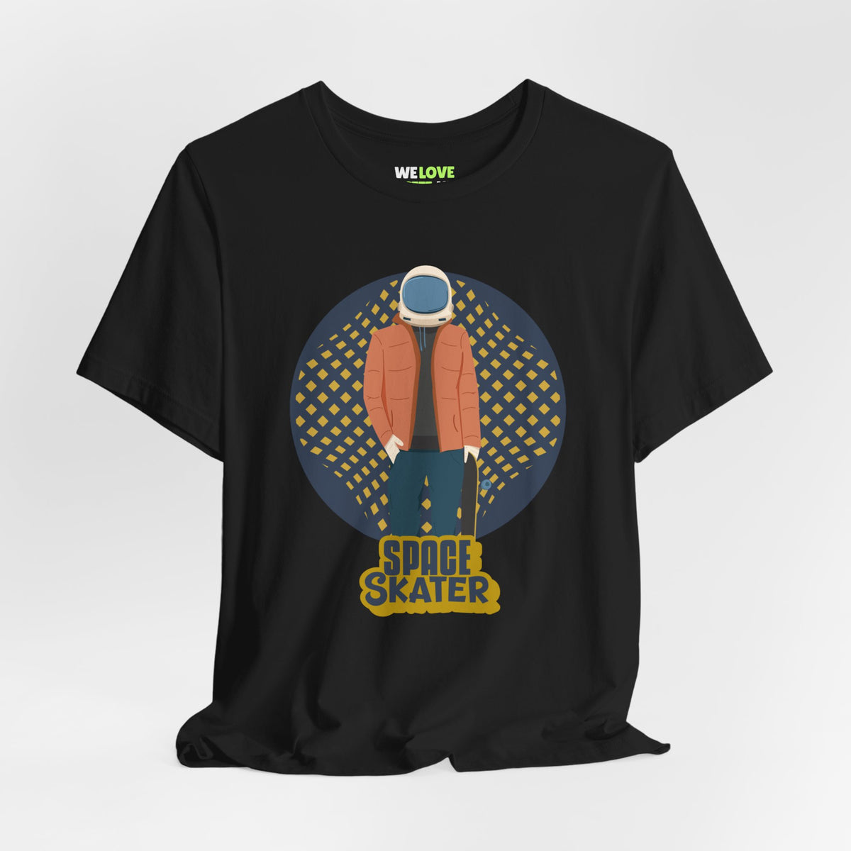 astronaut t-shirt-Space Skater Astronaut Sci-Fi T-Shirt