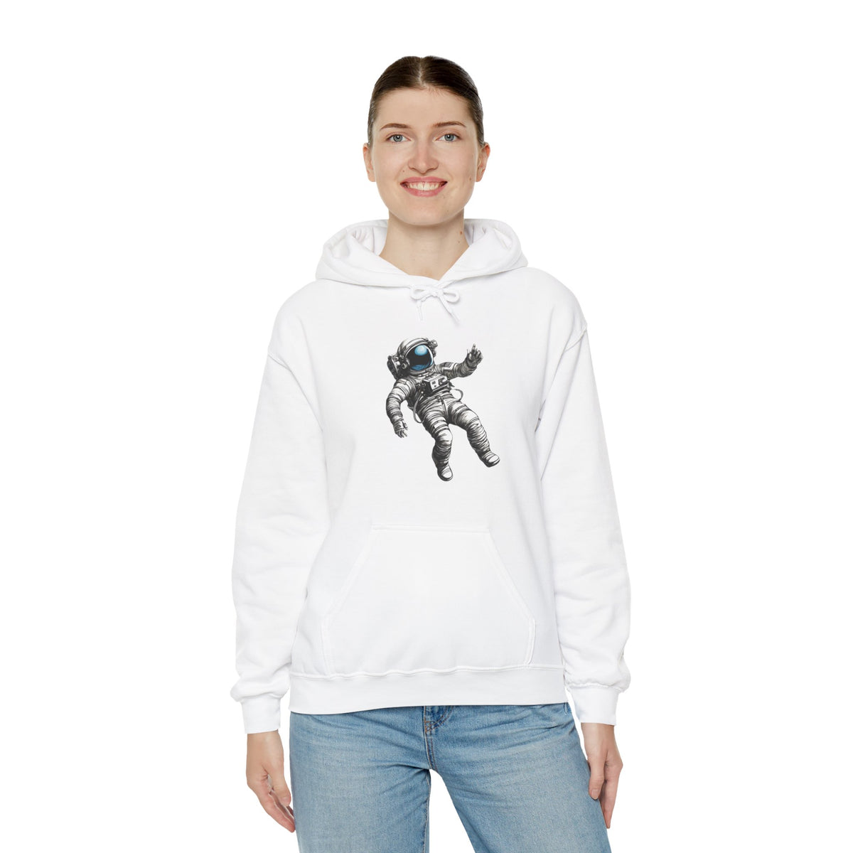 Don't Hold Me Back Astronaut Spaceart Sci-Fi Hoodie