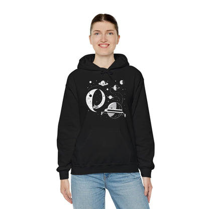 Space Station No283 SpaceArt Sci-Fi Hoodie