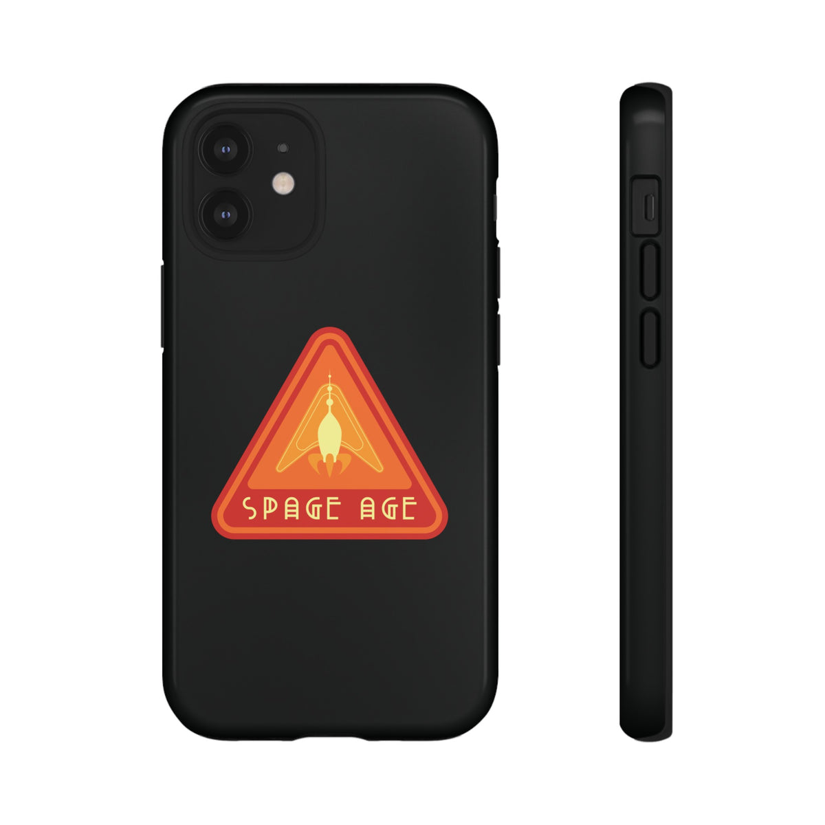 Space Age Retro Sci-Fi Tough iPhone Mobile Cases