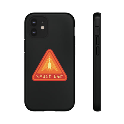 Space Age Retro Sci-Fi Tough iPhone Mobile Cases