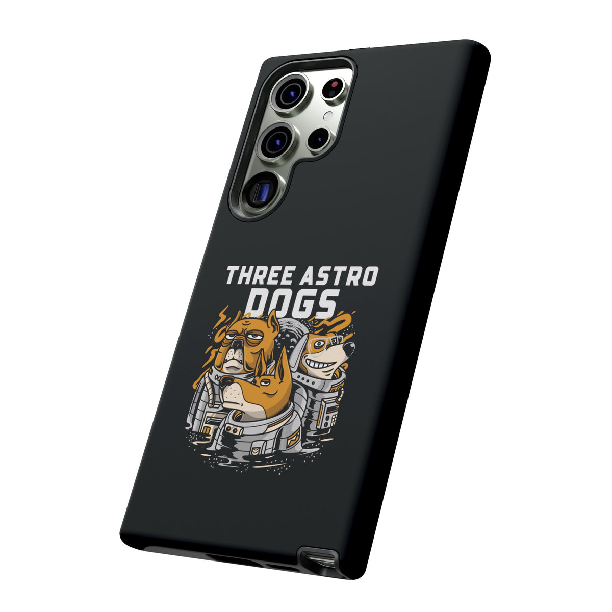 Three Astro Dogs Funny Sci-Fi Tough Samsung Galaxy Mobile Cases-welovescifi.net