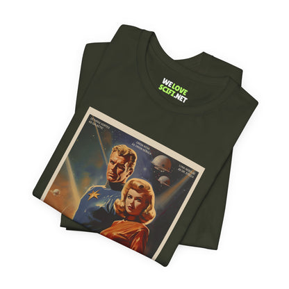 Beyond the Galactic Space Retro Sci-Fi T-Shirt-welovescifi