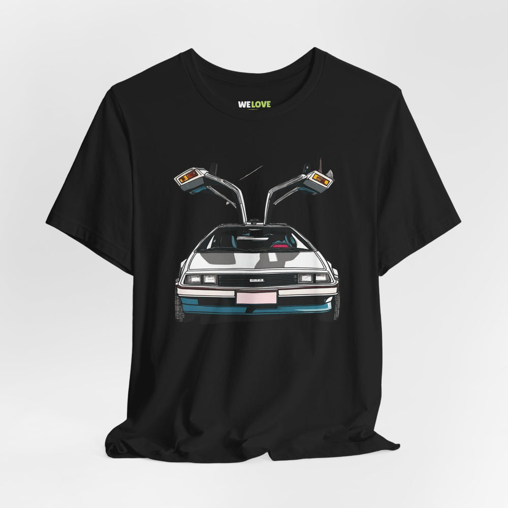 Delorian Sci-Fi T-Shirt | Unique Delorian Sci-Fi Apparel