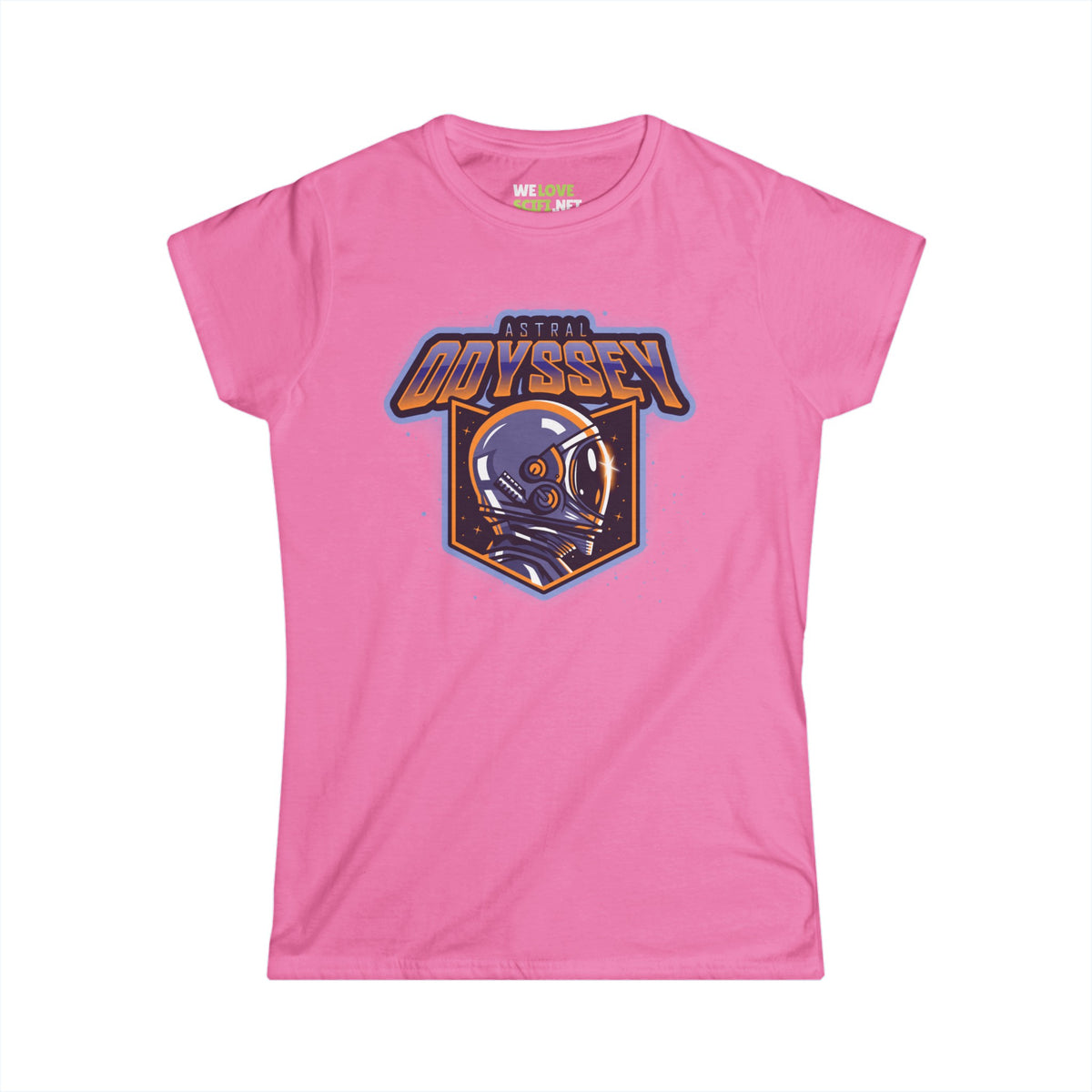 Astral Odyssey Astronaut Woman's Tee-welovescifi.net