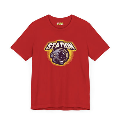 Space Station Astronaut T-Shirt Sci-Fi Shirt for Space Fans