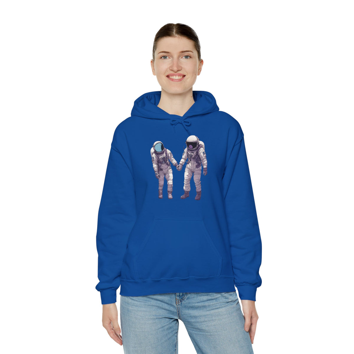 Astronaut Spaceart Hoodie - Next to You Sci-Fi Hoodie