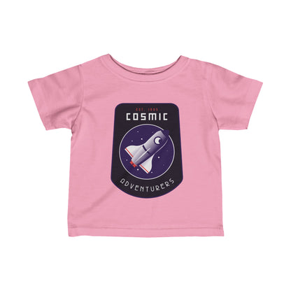 Cosmic Adventureres Sign Astronaut Infant Fine Jersey Tee