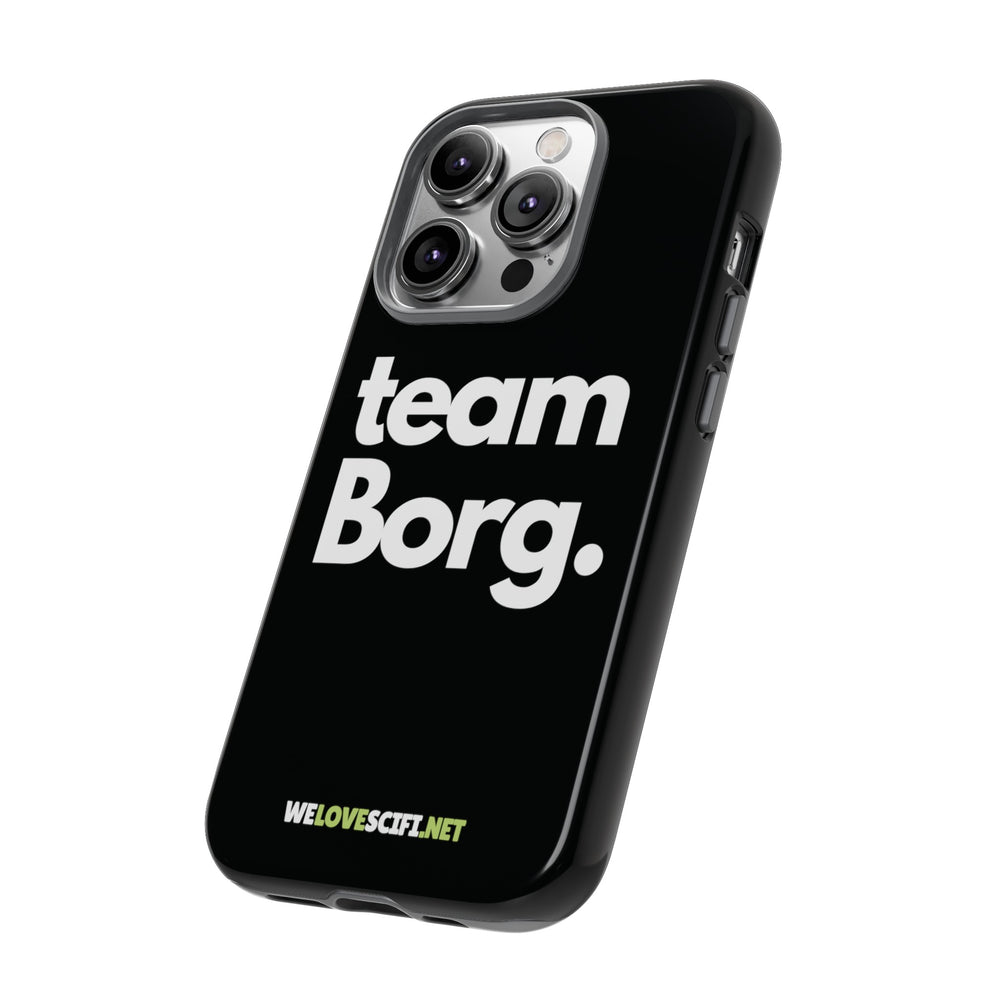 Team Borg iPhone Cases - Supervillain Tough Mobile Covers