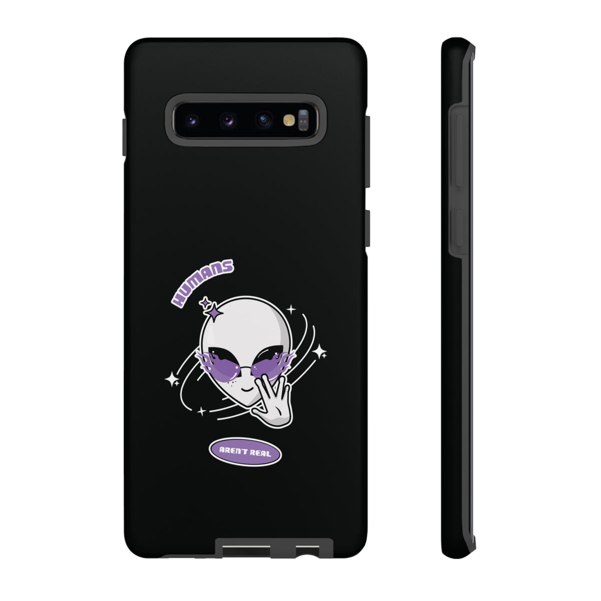 Sci-Fi Mobile Cases Humans Aren't Real UFO Samsung Galaxy