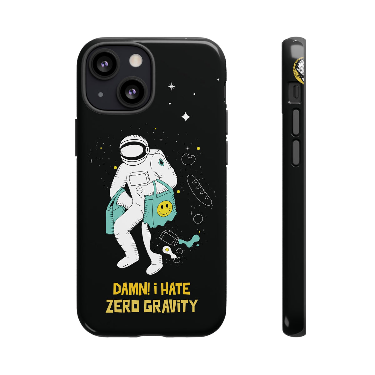 Zero Gravity Funny Astronaut Sci-Fi Tough iPhone Mobile Cases-welovescifi.net