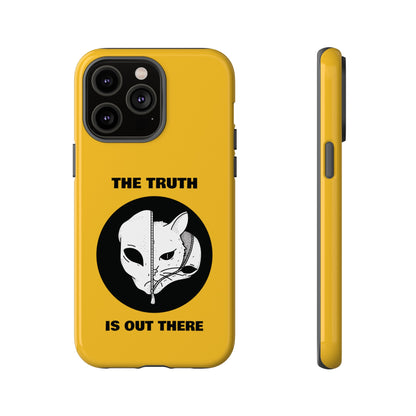 The Truth Is Outthere Funny Cat UFO Tough iPhone Mobile Cases-welovescifi.net