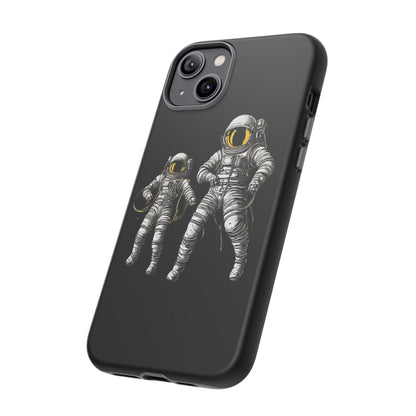 Astronauts Floating Tough iPhone Mobile Cases-welovescifi