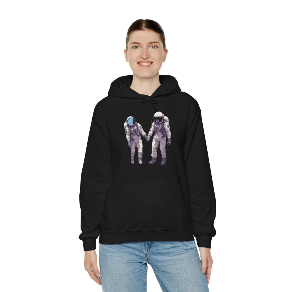 Astronaut Spaceart Hoodie - Next to You Sci-Fi Hoodie