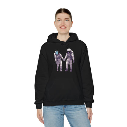 Astronaut Spaceart Hoodie - Next to You Sci-Fi Hoodie